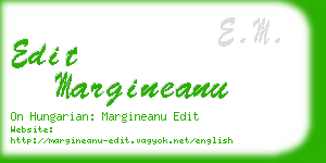 edit margineanu business card